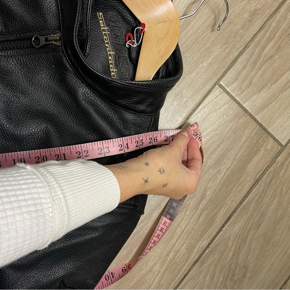 Dainese Settantadue Padded Mens leather motorcycle jacket Sz 54 Codice Controllo - Picture 9 of 16